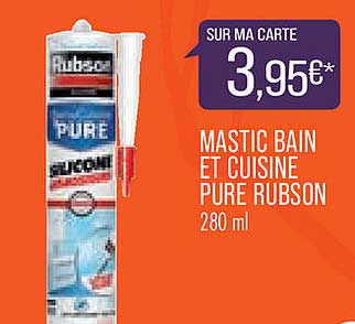 Mastic Bain Et Cuisine Pure Rubson