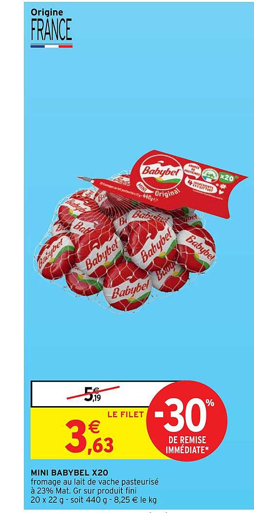 mini babybel x20