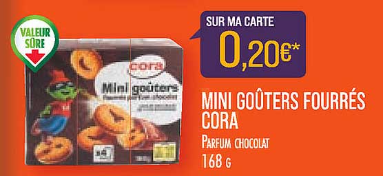 Mini Goûters Fourrés Cora