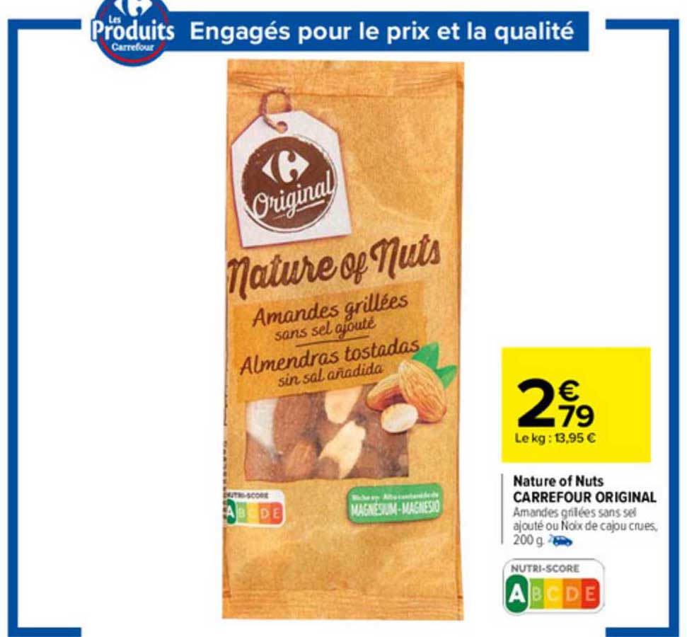 nature of nuts carrefour original