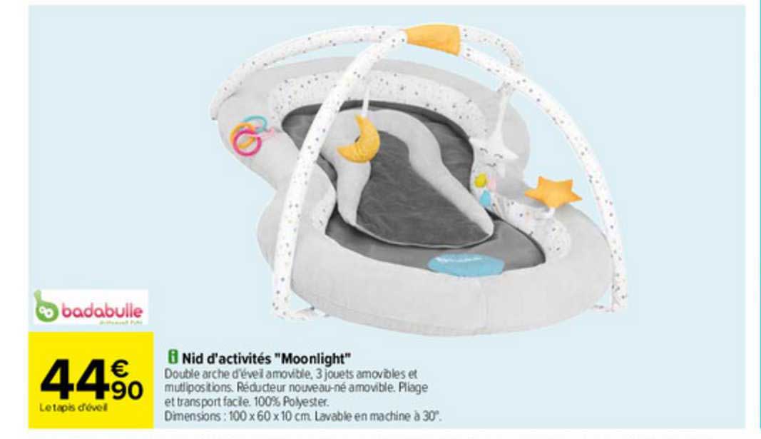 nid d'activités "moonlight" badabulle