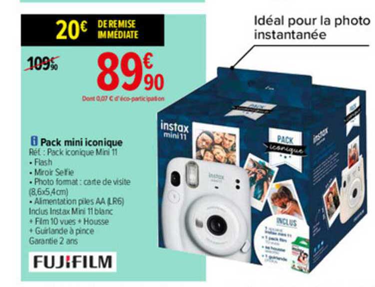 Pack Mini Iconique Fujifilm