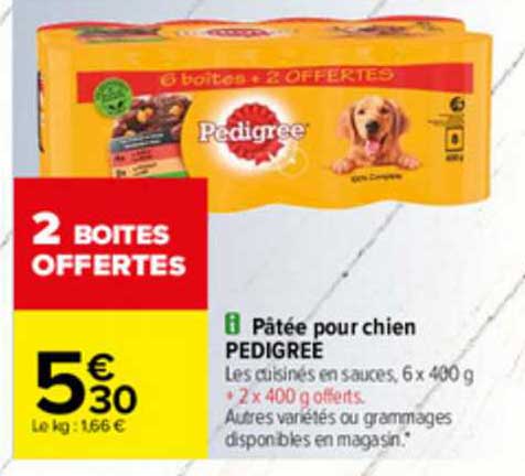 Pâtée Pour Chien Pedigree