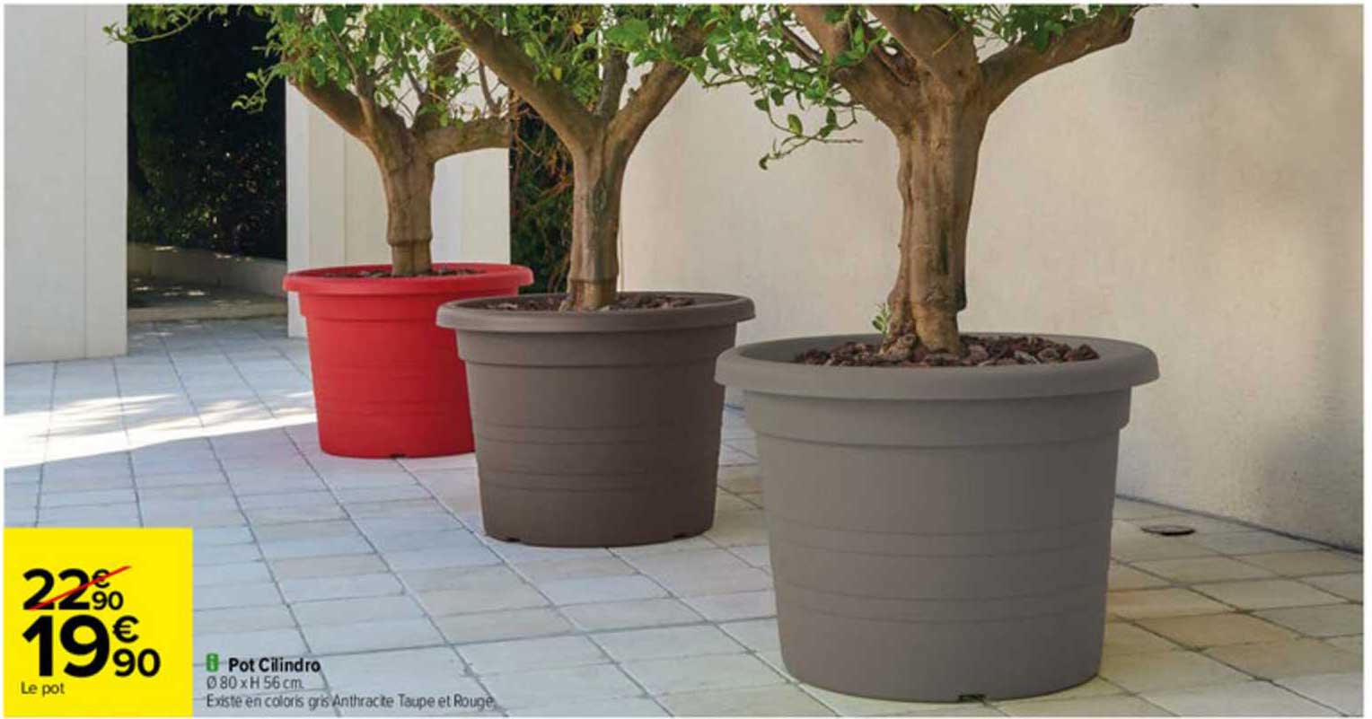 pot cilindro