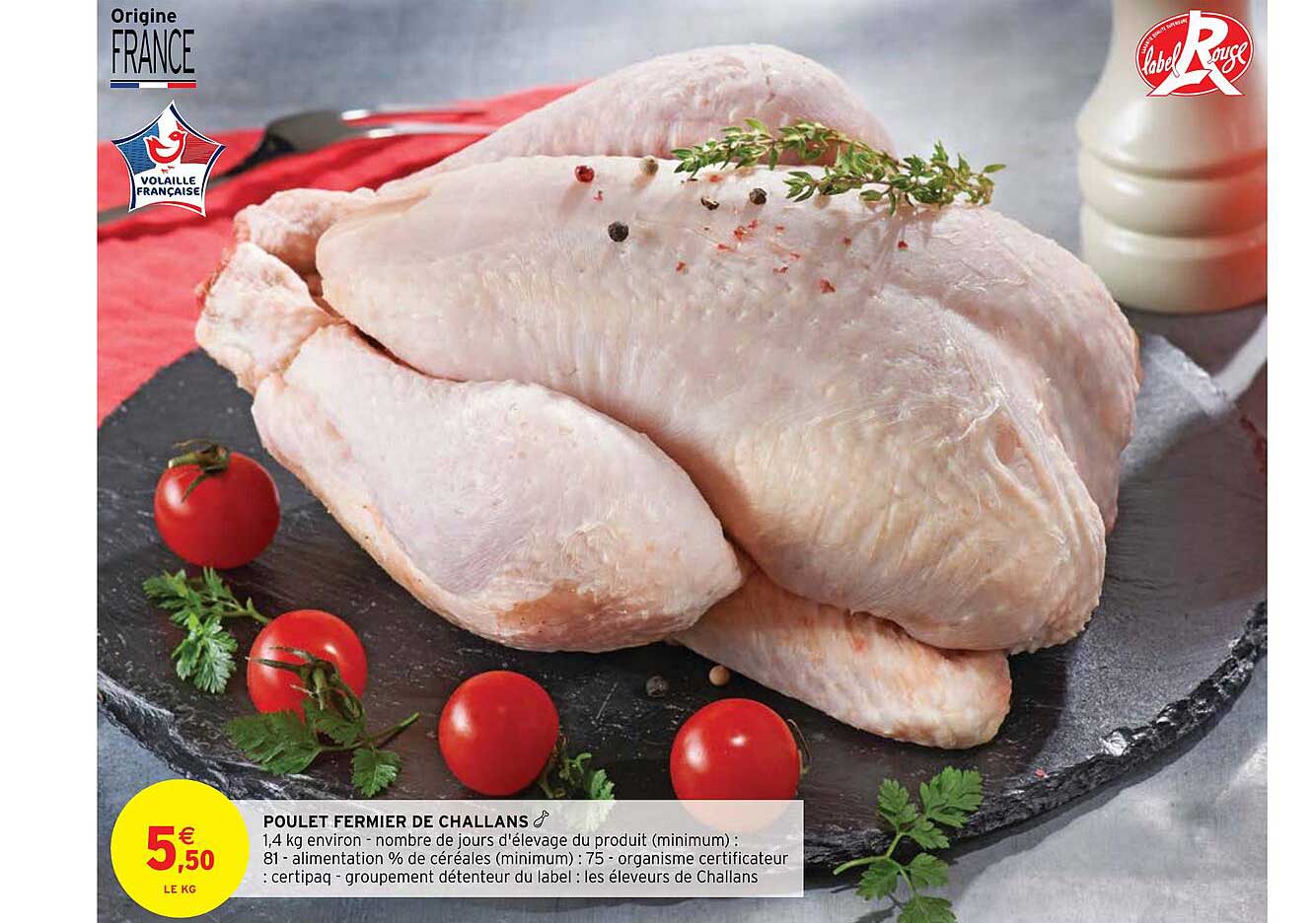 Poulet Fermier De Challans