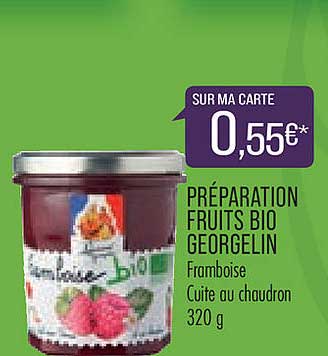 préparation fruits bio georgelin