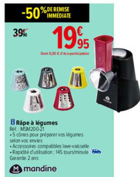 Râpe à Légumes Mandine