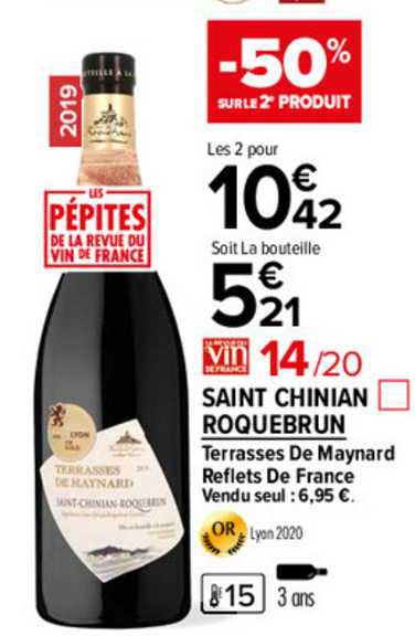 saint chinian roquebrun terrasses de maynard reflets de france