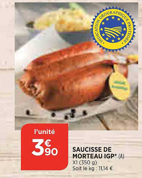 Saucisse De Morteau Igp