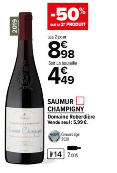 saumur champigny domaine roberdière