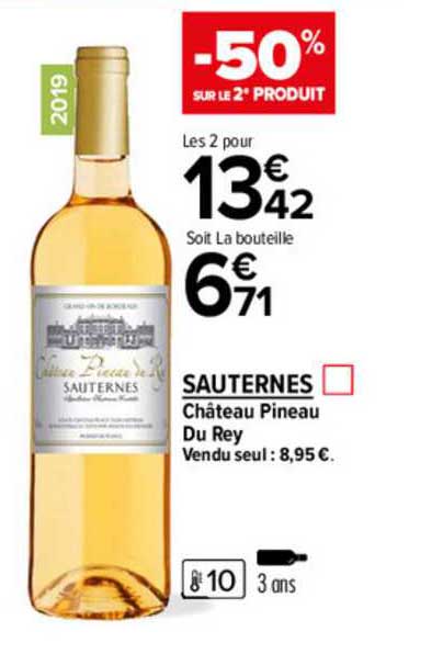 Sauternes Château Pineau Du Rey