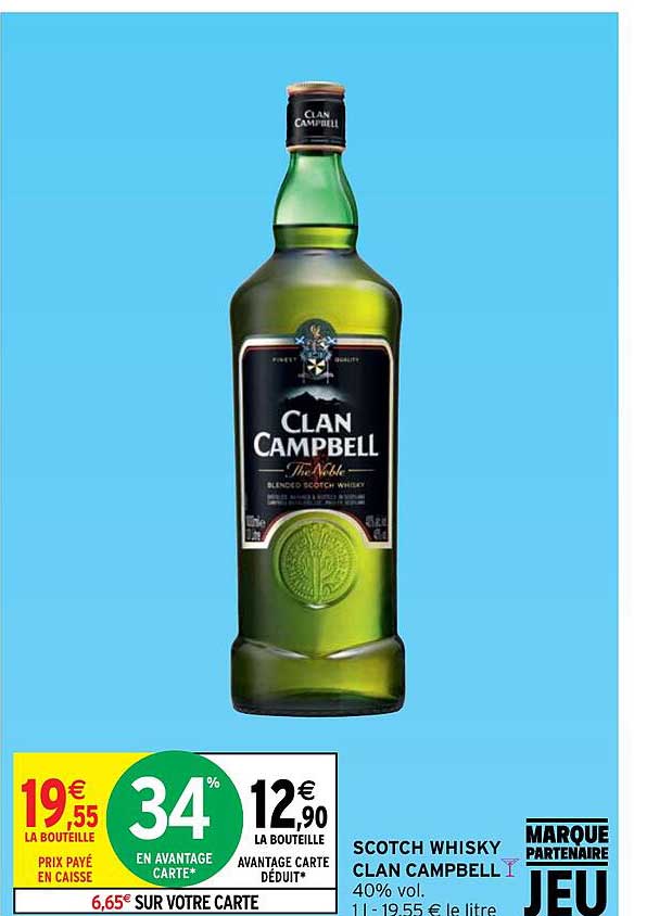 scotch whisky clan campbell