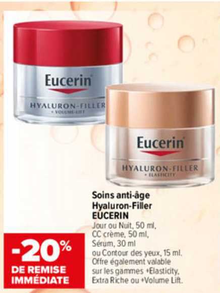 soins anti-âge hyaluron-filler eucerin