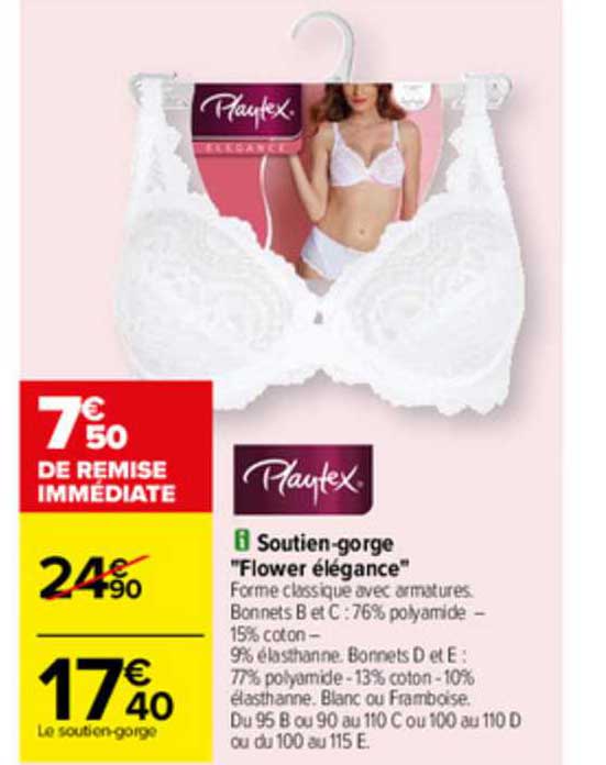 Soutien-gorge "flower élégance" Playtex
