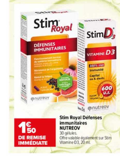 stim royal défenses immunitaires nutreov