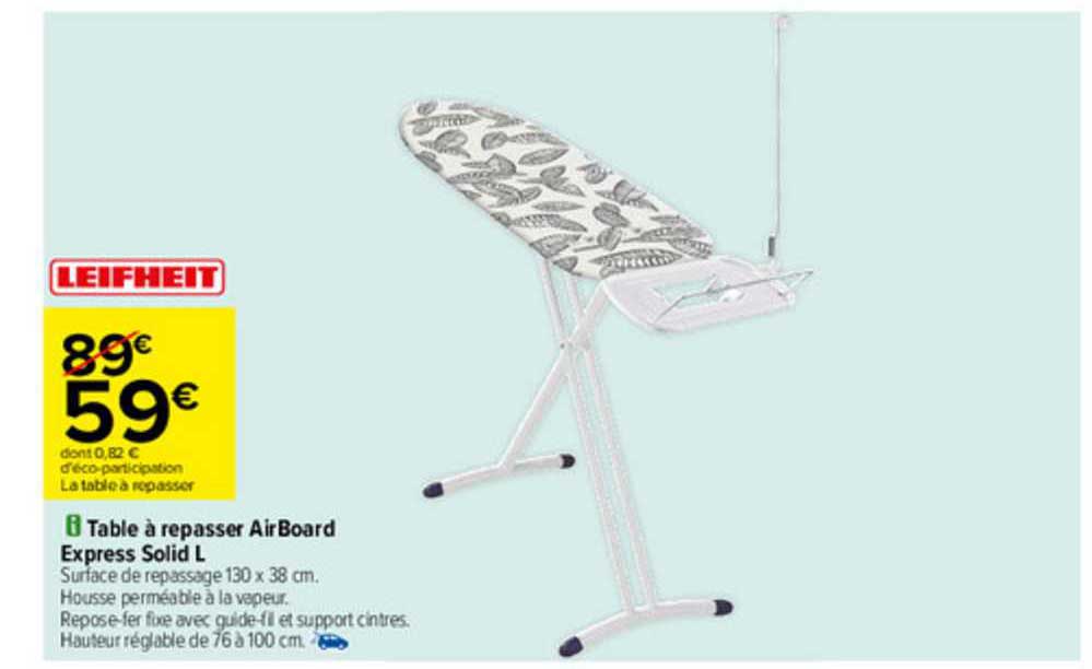 Table à Repasser Airboard Express Solid L Leifheit