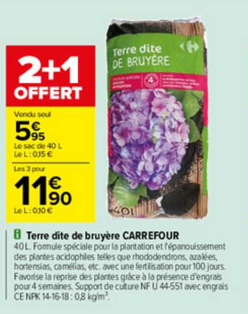 terre dite de bruyère carrefour
