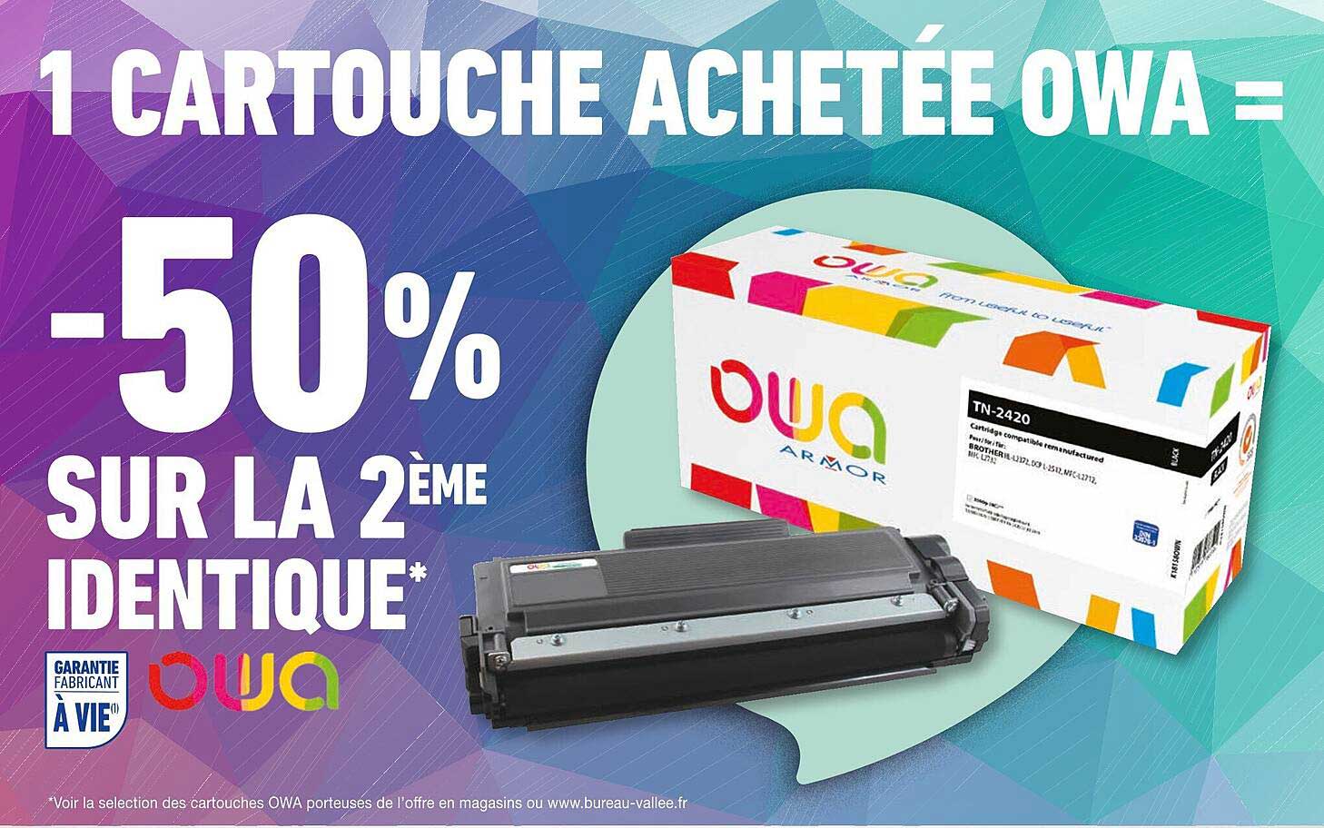 1 cartouche achetée owa