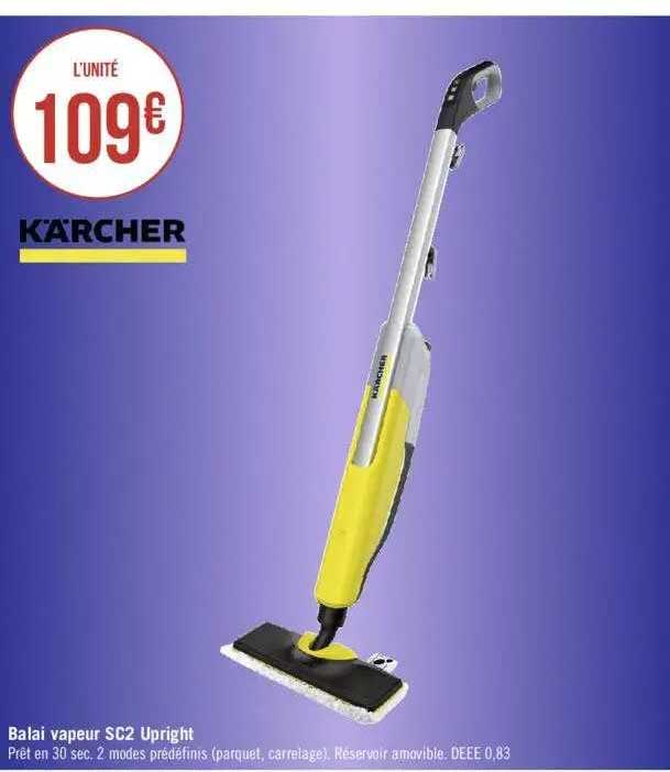 balai vapeur sc2 upright kärcher