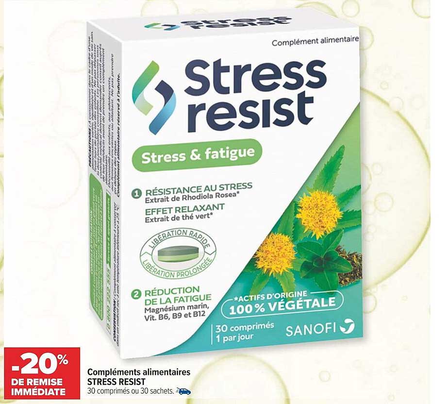 compléments alimentaires stress resist
