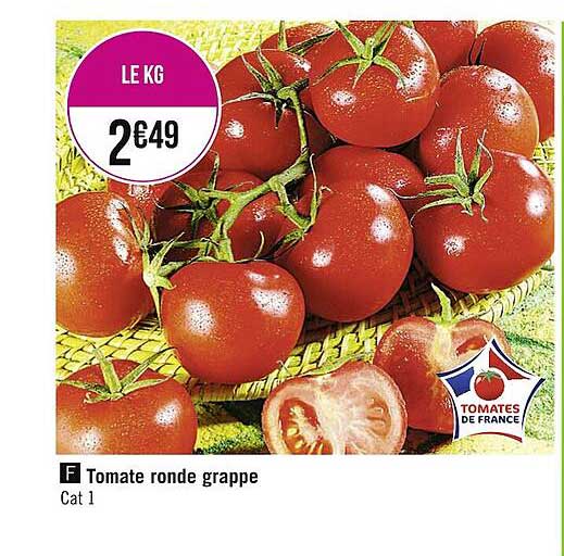 Tomate Ronde Grappe