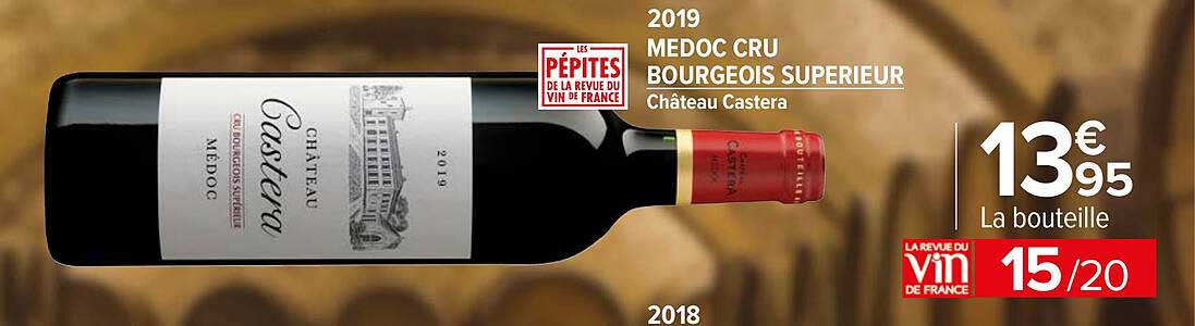 2019 Médoc Cru Bourgeois Supérieur Château Castera
