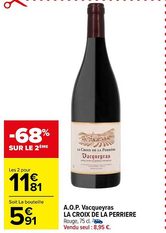 a.o.p. vacqueyras la croix de la perrière