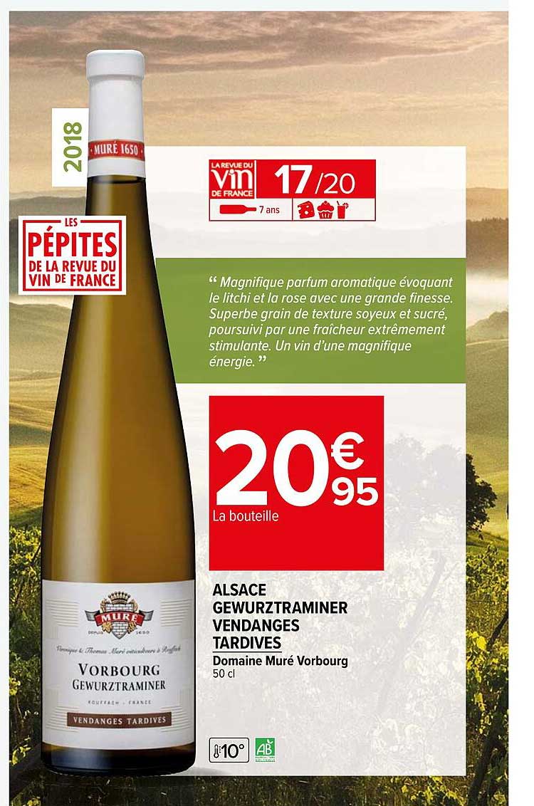 alsace gewurztraminer vendanges tardives