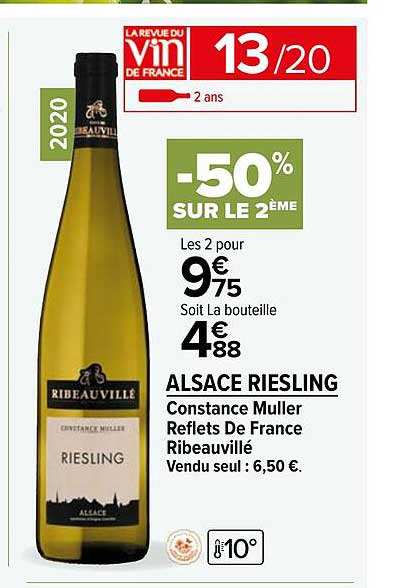alsace riesling constance muller reflets de france ribeauvillé 2020