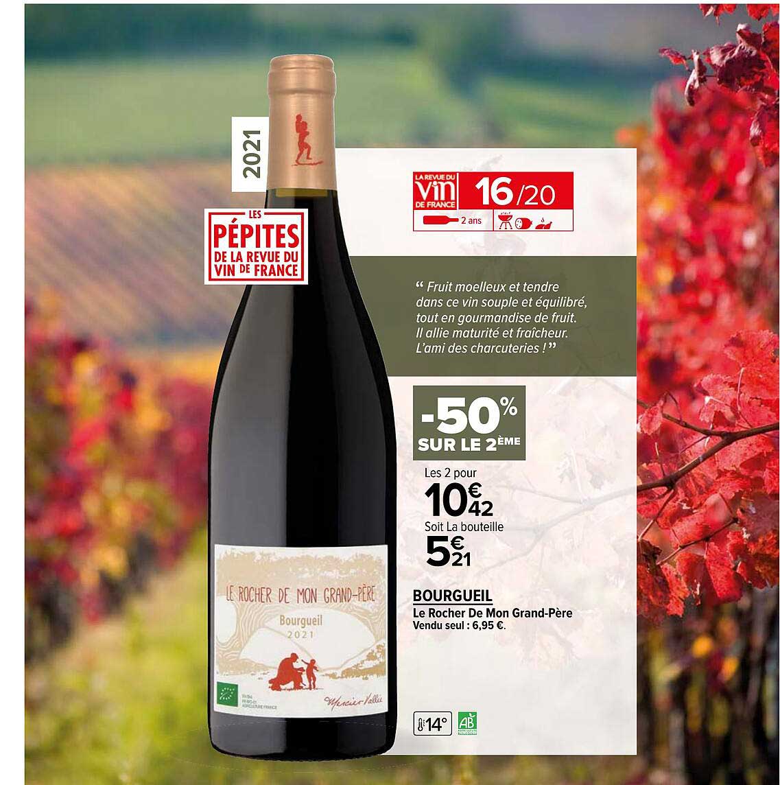 bourgueil le rocher de mon grand-père