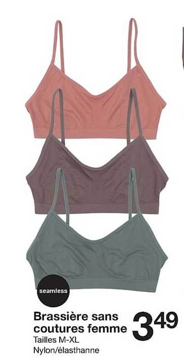 Brassière Sans Coutures Femme