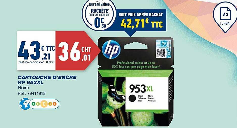 cartouche d'encre hp 953xl