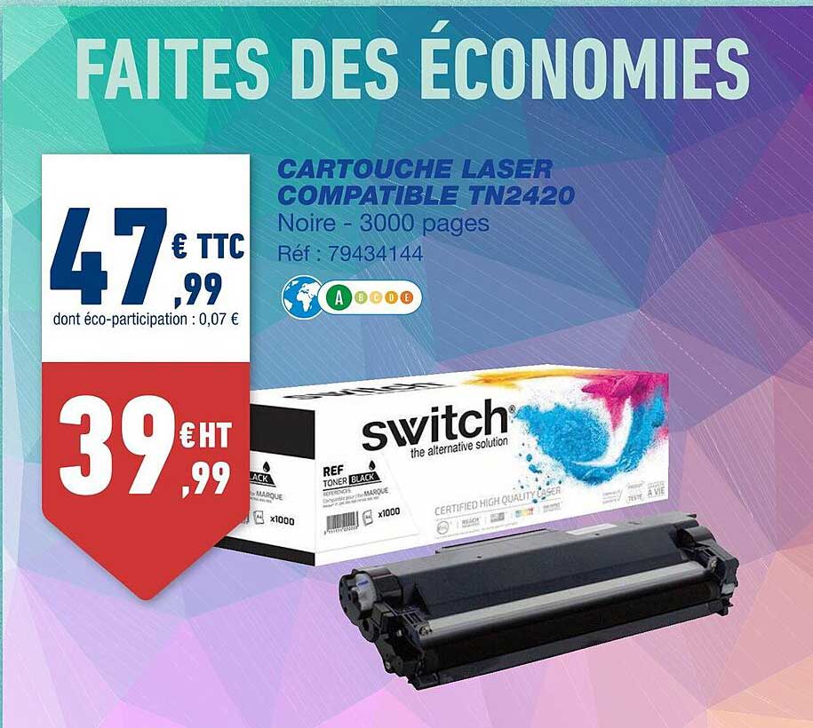 Cartouche Laser Compatible Tn2420