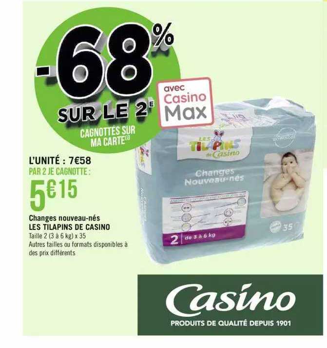 Changes Nouveau-nés Les Tilapins De Casino