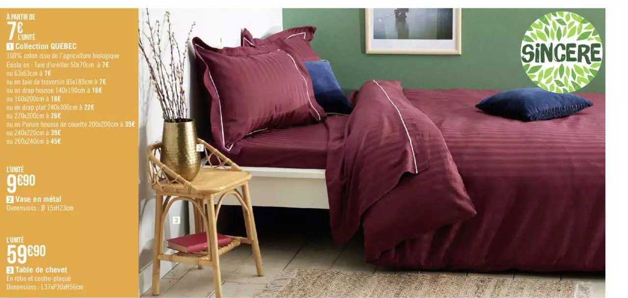 collection quebec, vase en métal, table de chevet sincère