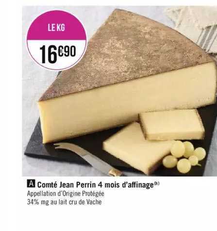 comté jean perrin 4 mois d'affinage