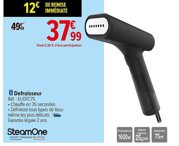 Défroisseur SteamOne