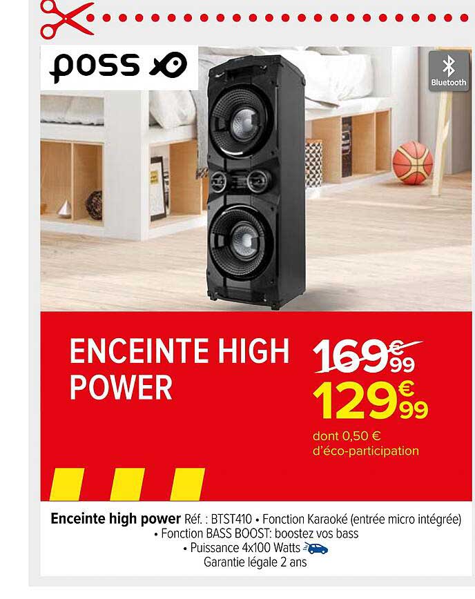 enceinte high power poss
