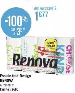 essuie-tout design renova