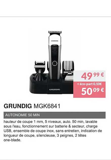 grundig mgk6841 autonome 50 min
