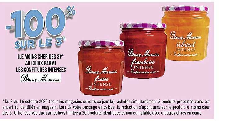 Les Confitures Intenses Bonne Maman