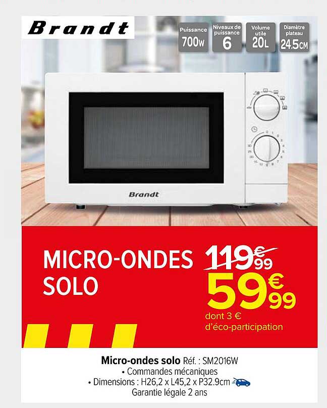 micro-ondes solo brandt