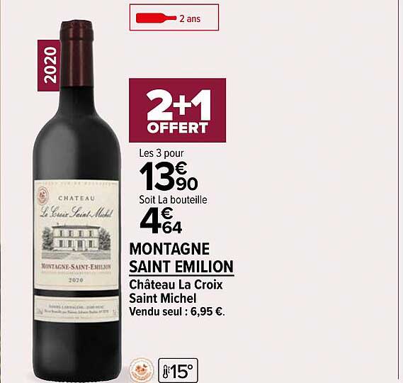 montagne saint émilion château la croix saint michel 2020