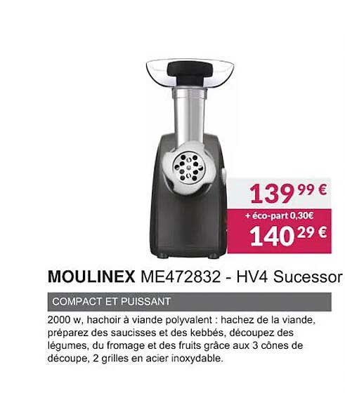 Moulinex Me472832 - Hv4 Sucessor Compact Et Puissant