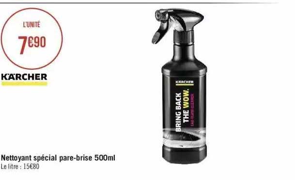 nettoyant spécial pare-brise 500ml kärcher
