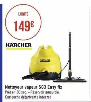 nettoyeur vapeur sc3 easy fix kärcher