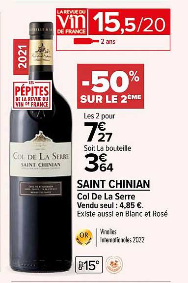 saint chinian col de la serre 2021