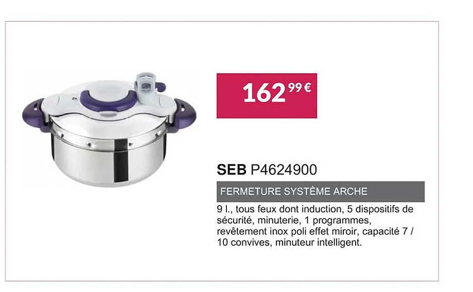 Seb P4624900 Fermeture Système Arche