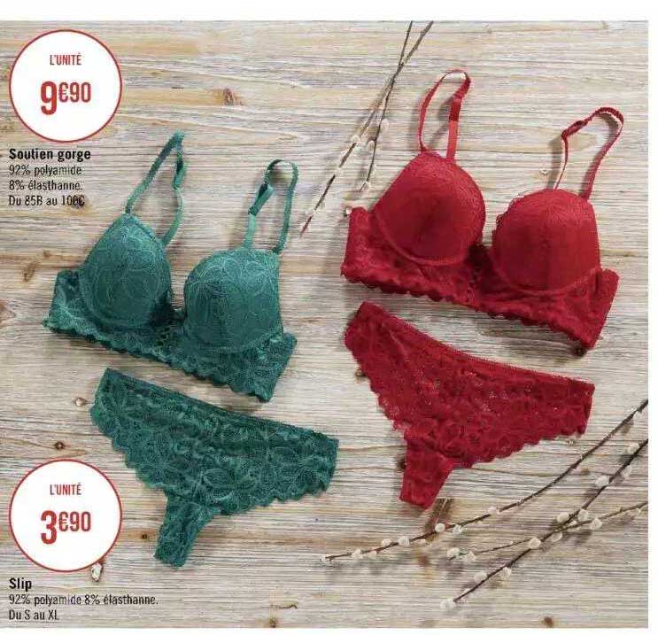 soutien gorge, slip