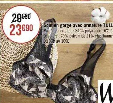 soutien gorge avec armature tull design